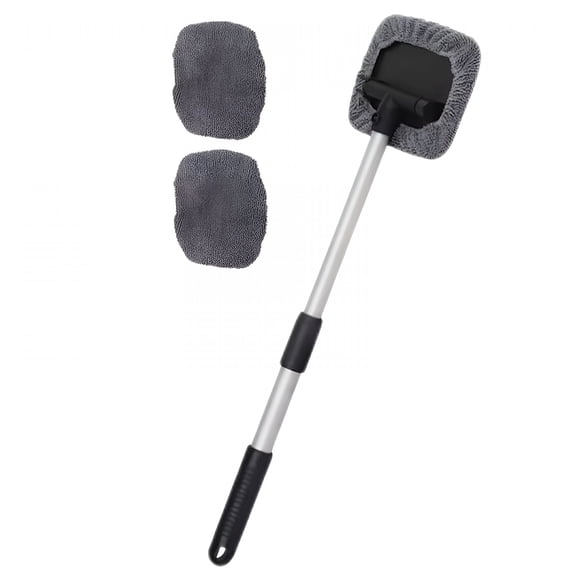 ACDANC 2026 New Windshield Cleaner Tool,Car Inside Window Cleaning Tool with Extendable Handle,With Premium Microfiber Pads and 2Pcs Replacement Head,Streaks Free