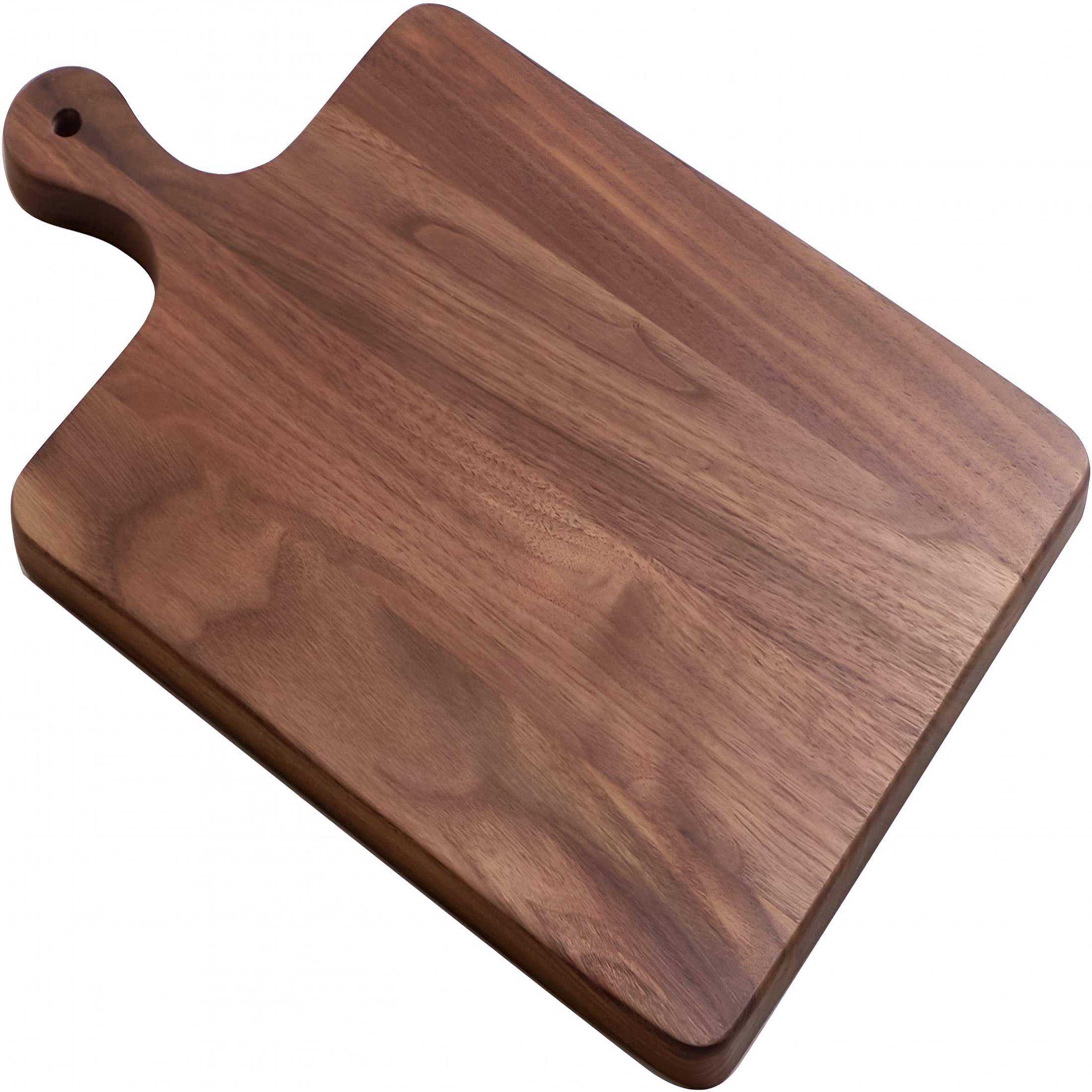 ACDANC 2026 New Wood Walnut Cutting Board for Kitchen,Wooden Chopping Board with Handle to Hang,Square Bread Pizza Cheese Board,Charcuterie Board Used for Serving Platter 15.7X9.8"