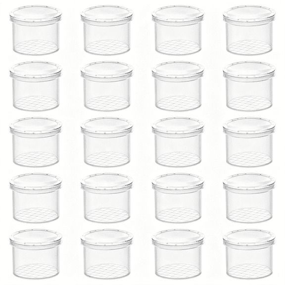 ACDANC 20Pcs Bug Jars Critter Insect Cage Magnifying Insect Boxbug Magnifier Container Catcher Cage,Science Nature Exploration Tools,Bug Boxfor Kids Outdoor Learning