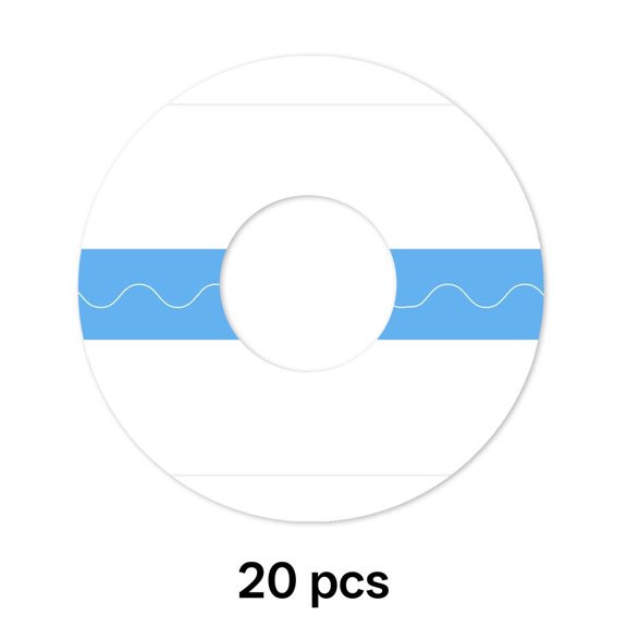 ACDANC 20Pcs Freestyle Libre,Three Water Flow Modes Waterproof Sensor Covers,Showerhead Adhesive Patches,White