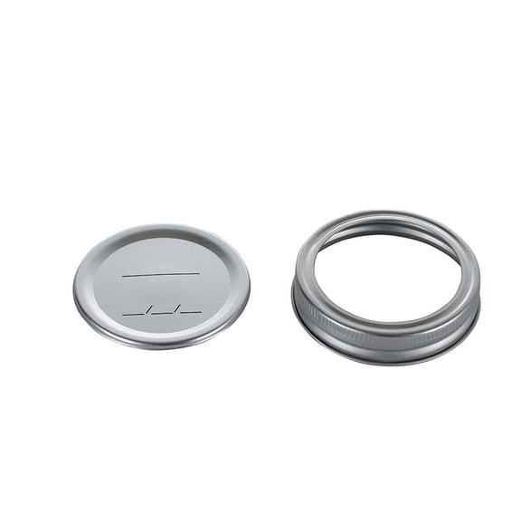 ACDANC 24 Pcs Mason Jar Replacement Rings,Long-Lasting Freshness Rustproof Tinplate Metal Bands