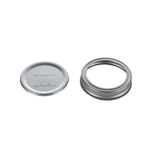 ACDANC 24 Pcs Mason Jar Replacement Rings,Long-Lasting Freshness Rustproof Tinplate Metal Bands