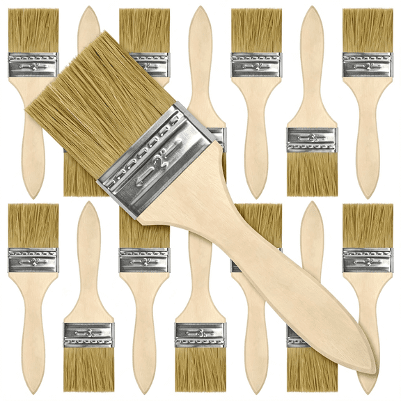 ACDANC 24Pcs 2In Paint Brushes,All-Purpose Chip Brush Set,Disposable Time-Saver for Messy Glue,Epoxy,And Resin Projects; Toss After Use to Completely Eliminate Tedious Cleanup