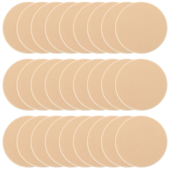ACDANC 25 Pcs WomenS Round Soft Makeup Beauty Eye Face Foundation Blender Facial Smooth Powder Puff Cosmetics Blush Applicators Sponges Use for Dry and Wet