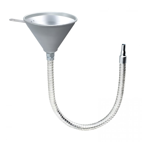 ACDANC 26.2" Steel Flexible Oil Funnel with Filter for Automotive Use, Metal Bendable Spout Funnel for Oil Fluids Change, Long Funnels for Transmission Fluid
