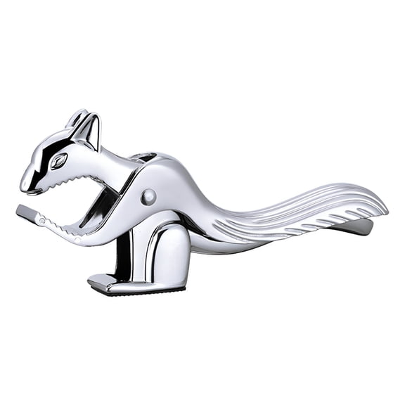 ACDANC 270G Squirrel Shape Multipurpose Nut Cracker Kitchen Clips Nut Tool Creative Squirrel Shape Sheller Clip Tool Multifunctional Non Slip Kitchen Peeling Walnut Gadgets 1X Nut Cracker Silver
