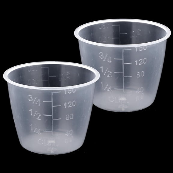 ACDANC 2PCS Rice Measuring Cup for Rice Cooker 160 ml Plastic Transparent Rice Cooker Cup Small Laundry Measuring Rice Cups Replacement for Measuring Dry Liquid Ingredient Measuring Cups