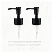ACDANC 2Pack Pumps Lotion Soap Dispenser Replacement Pump for Your Liquid Soap,Lotion Or Dish Soap Refill Dispenser Kitchen Bathroom Worktop Bottles 28/400 Thread Size Black