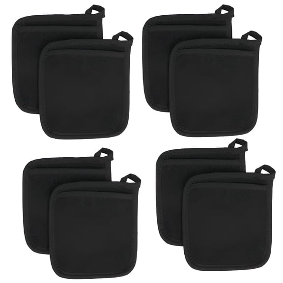 ACDANC 2Pcs/4Pcs/8Pcs 100% Cotton Kitchen Everyday Basic Terry Pot Holder Heat Resistant Coaster Potholder Kitchen Hot Pad for Cooking and Baking