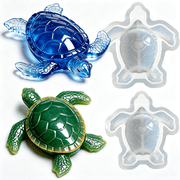 ACDANC 2Pcs Animal Resin Molds,3D Turtle Shape Silicone Molds for Epoxy Resin Casting Candle Concrete Polymer Clay Molds,Unique Wall Hanging Keychain Pendant Soap Wax Mold Craft Diy2X Turtle
