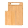 thumbnail image 1 of ACDANC 2Pcs Bamboo Cutting Board,Easy Stand-Up Drying Wooden Chopping Board,Non-Coated Safe Contact Cutting Board,Style2, 1 of 7