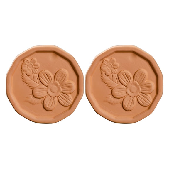 ACDANC 2Pcs Brown Sugar Keeper,Airy Terracotta Pores Brown Sugar Saver,Strong Moisture Capacity Brown Sugar Container