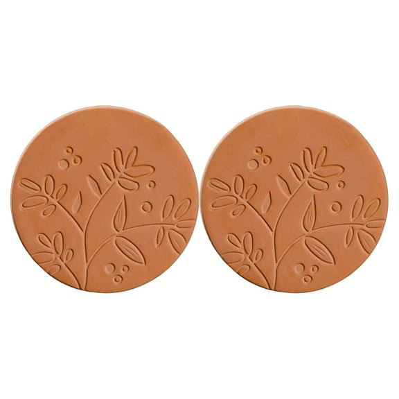 ACDANC 2Pcs Brown Sugar Keeper,Even Dampness Release Brown Sugar Saver,Sustainable Clay Form Brown Sugar Container