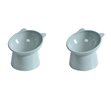 ACDANC 2Pcs Cat Bowls Elevated Pet Feeding Set for Comfortable Eating,Stylish Cat Feeder for Reduced Spills,Elevated Dog Bowls for Improved Digestion