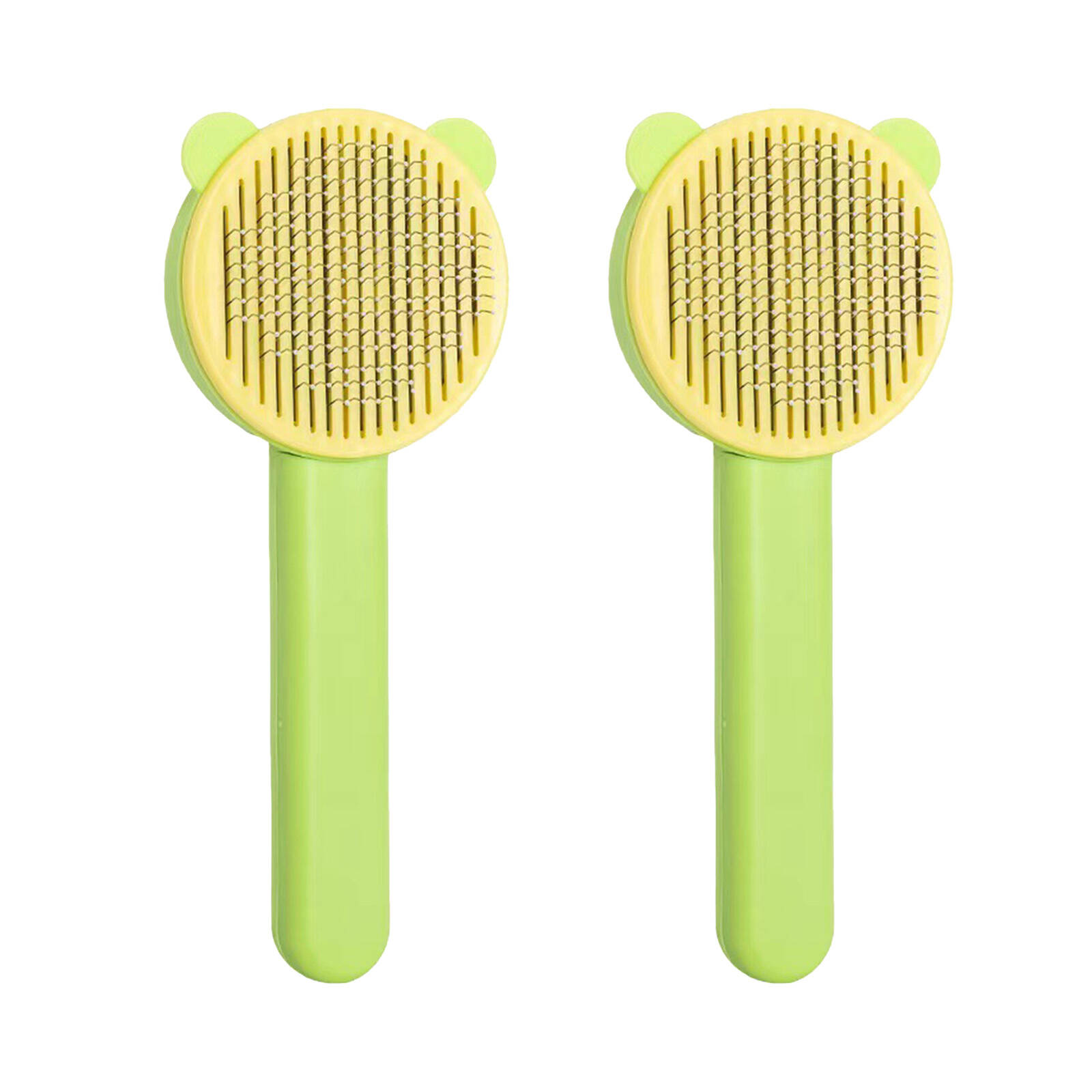 Acdanc Rabbit ACDANC 2Pcs Cat Brush Ergonomic Cat Brush for Shedding Rounded ...