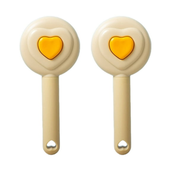 ACDANC 2Pcs Cat Brush,Pp Cepillo Para Perros,Shedding Brush Dog Hair,Yellow,8X3"