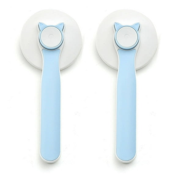 ACDANC 2Pcs Cat Brush,Stainless Steel Needle Comb Design Dog Brush,Effective Floating Hair Removal Suitable for Cats and Dogs Cat Stuff,White&Green