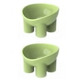 thumbnail image 1 of ACDANC 2Pcs Elevated Cat Bowls,Comfortable Cat Food Dispens with 15° Tilt for Neck Support,Leak-Proof Cat Food Container with Curved Design,Green, 1 of 6
