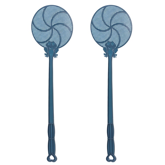 ACDANC 2Pcs Fly Swatter,Suitable for Kitchens and Indoors,Thickened Reinforced Body & Extended Handle,Hanging Hole Storage House Must Haves Fine-Mesh Aerodynamic Design
