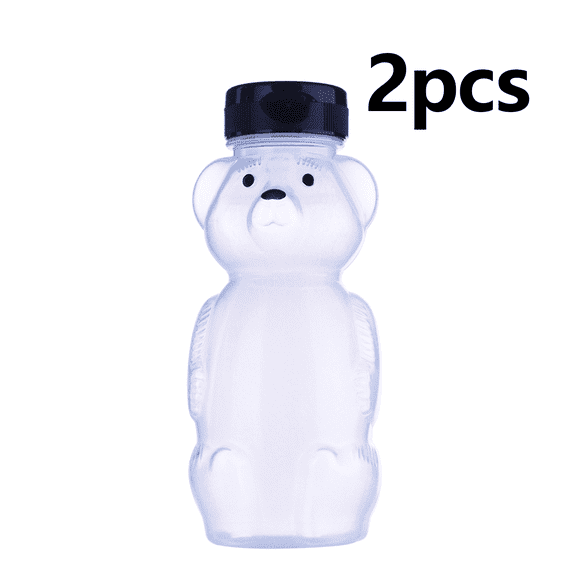 ACDANC 2Pcs Honey Bear Straw Cup Honey Bear Straw Cup for Babies Sippy Cup with Straw Cups,Style2