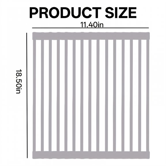 ACDANC 2Pcs Roll Up Dish Drying Rack,Enhanced Protection Over the Sink Dish Drying Rack,High Compatibility Over the Sink Dish Drainer Drying Rack,Black