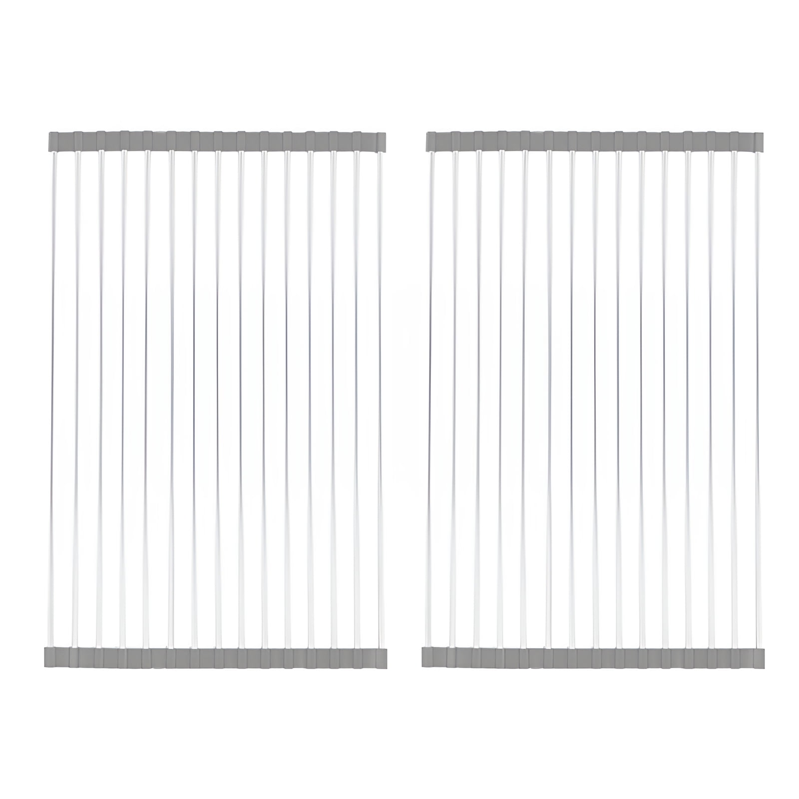 ACDANC 2Pcs Roll Up Dish Drying Rack,Heat Insulation Over the Sink Dish ...