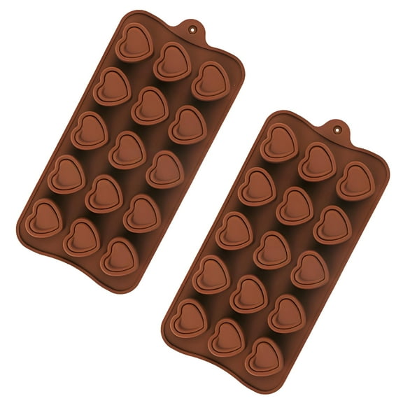 ACDANC 2Pcs Chocolate Bar Mold,Silicone Candy Molds,8.27*4.13*0.39" Gummy Molds