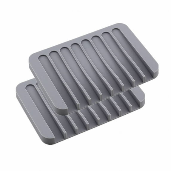 ACDANC 2Pcs Soap Dish,Unique Drainage Design Soap Holder,Minimalist and Aesthetic Soap Dish for Shower,K,One Size