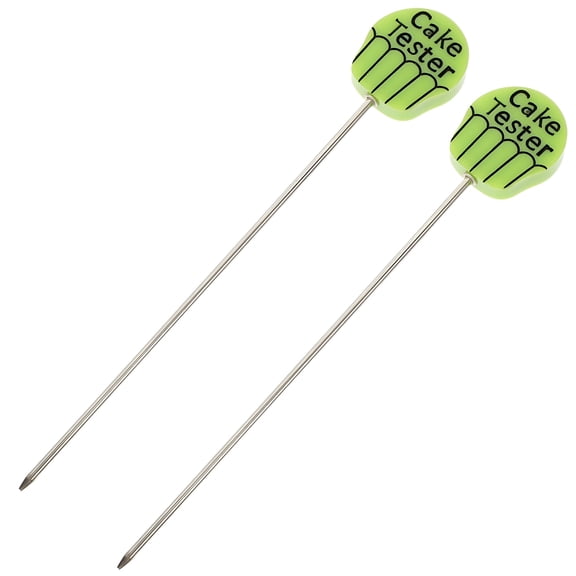 ACDANC 2Pcs Stainless Steel Cake Tester Baking Cake Testers Reusable Cake Probes Bakery Tools Cake Tester for Baking Doneness