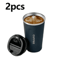 thumbnail image 1 of ACDANC 2Pcs Travel Coffee Tumbler Termos Para Cafe Stainless Steel Coffee Mug,Style2, 1 of 3