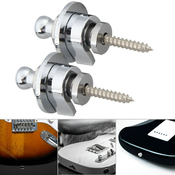 ACDANC 2pcs Guitar Strap Lock Button Straplocks Bass Strap Locks