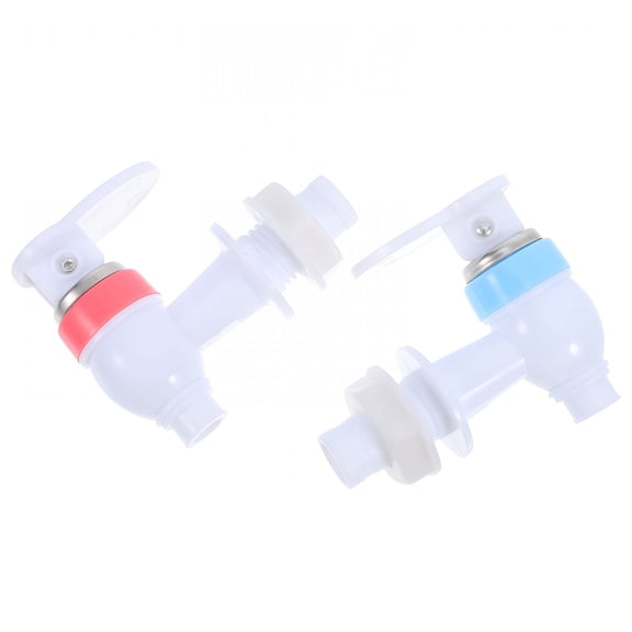 ACDANC 2pcs Water Spigot Water Coolers Spout Plastic Water Cooler Spigots Hot And Cold Reusable Water Dispenser Tap Valve Water Crock Tap Plastic Spigot Replacement