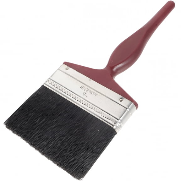 ACDANC 3.5 Inch Flat Paint Brush for Stain, Mixed Bristle Deck & Fence Brush, Ergonomic Wall Painter