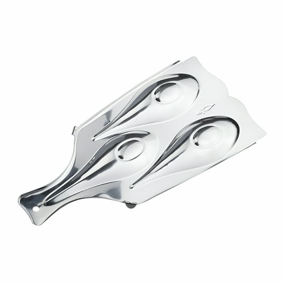 ACDANC 3 Cavities Spoon Rest Stainless Steel Spoon Rest Triple Spoon Holder Kitchen Utensil Rest
