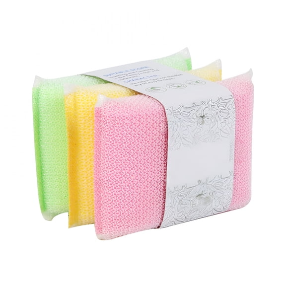 ACDANC 3 Pack Sponges for Kitchen,All-Purpose Sponges,Non Scratch,for Washing and Cleaning Dishes,Premium Scrub and Scrubbers,Ideal for Kitchen,Bathroom,Dish Sponge