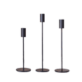 thumbnail image 1 of ACDANC 3 Pcs Candle Holder Iron Candle Holder Candlelight Display Stand Decor Candlestick Handy Candles & Holders Home & Garden Black, 1 of 6