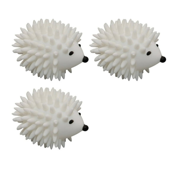 ACDANC 3 Pcs Dryer Balls,Compact and Lightweight Dryer Balls Laundry Reusable,Reduces Fabric Wear and Tear Laundry Balls for Dryer,Hedgehog