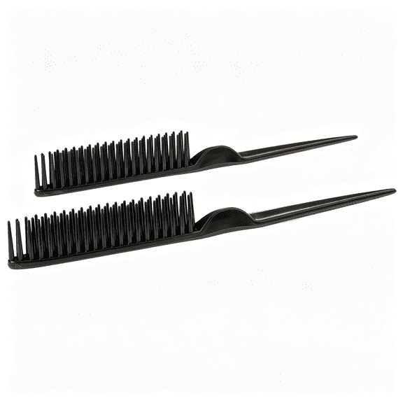 ACDANC 3 Row Styling Comb for Detangling,Defining and Separating Curls 3 Row Comb for Natural Hair(Black)
