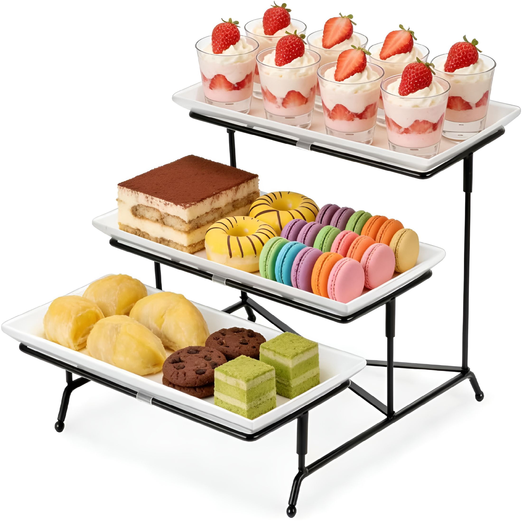 ACDANC 3 Tier Serving Tray,12