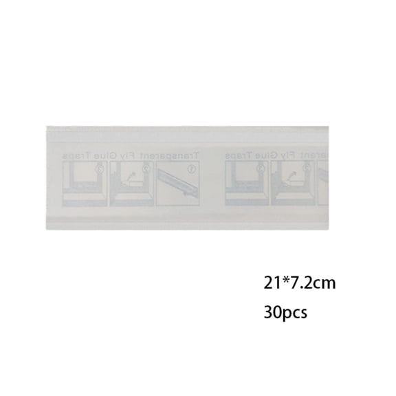 ACDANC 30-Pack Window Fly Traps for Indoors, Non-Toxic Sticky Paper