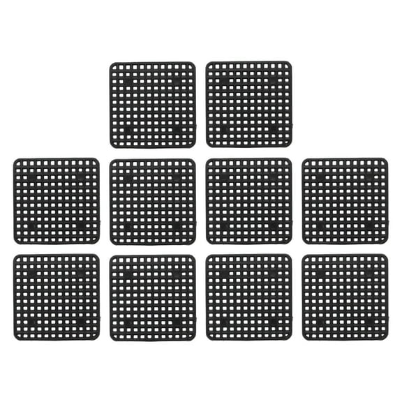 ACDANC 30 Pcs Flower Pot Drainage Inserts Planter Mats Flower Pot Grid Spacers Bonsai Round Plastic