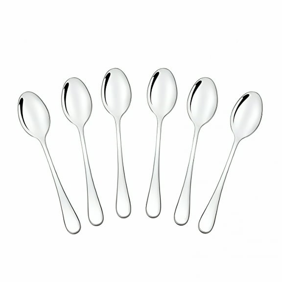 ACDANC 304 Spoons Coffee Spoon 18/10 Stainless Steel Small Spoons for Dessert Tea Set of 6 Coffee Spoons