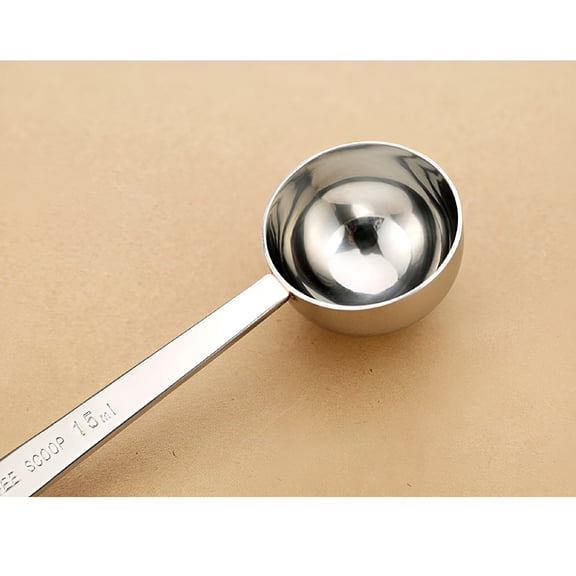 ACDANC 304 Stainless Steel Coffee Spoons 1 Tablespoon Long Handle Measuring Tablespoon Fits Coffee Container for Ground Coffee,Coffee Brewing,Milk Brewing