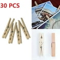 thumbnail image 1 of ACDANC 30PCS Wooden Spring Clothespins, 1 of 4