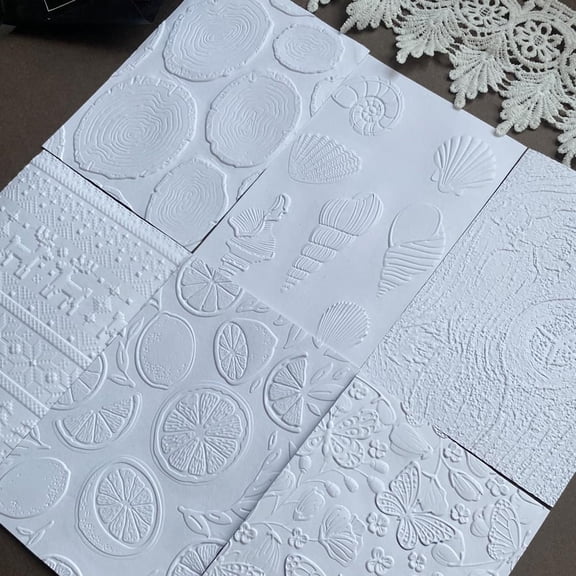ACDANC 3D Peony Floral Embossing Folder,Elegant Flower Leaf Textured Plastic Template for Card Making,Diy Scrapbooking,Photo Album Decoration,And Paper Craft Stencils
