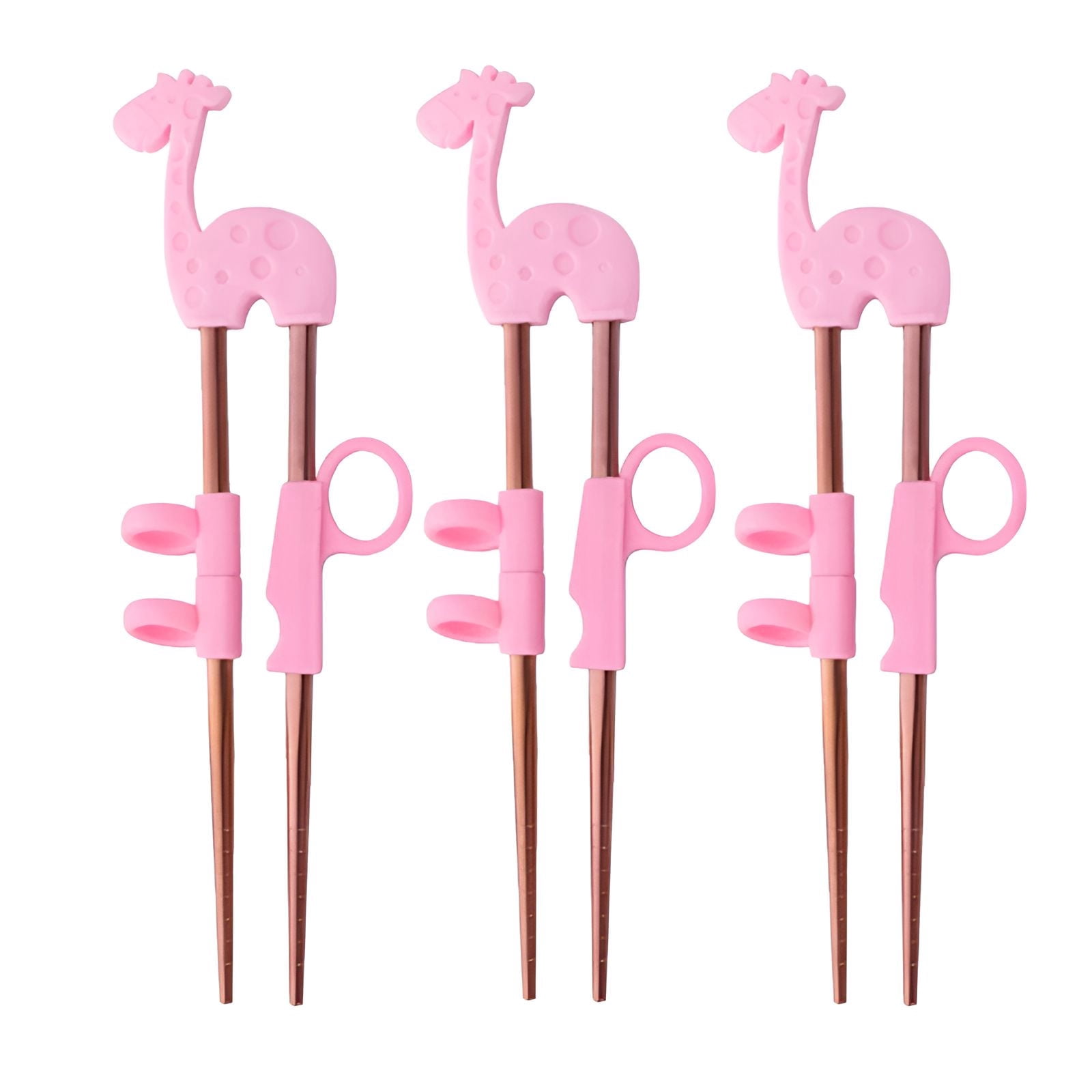 ACDANC 3Pairs Chopsticks for Kids,Kids Chopsticks,304 Stainless Steel ...
