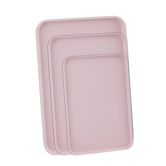 ACDANC 3Pcs Baking Sheets,Non Stick Cookie Baking Sheet,Versatile Use Cake Pans,Pink