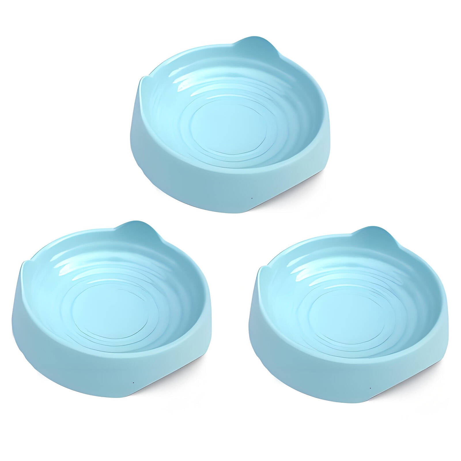 ACDANC 3Pcs Cat Bowls for Indoor Cats Ergonomic Raised Cat Bowl Non ACDANC 3Pcs Cat Bowls for Indoor Cats Ergonomic Raised Cat Bowl Non