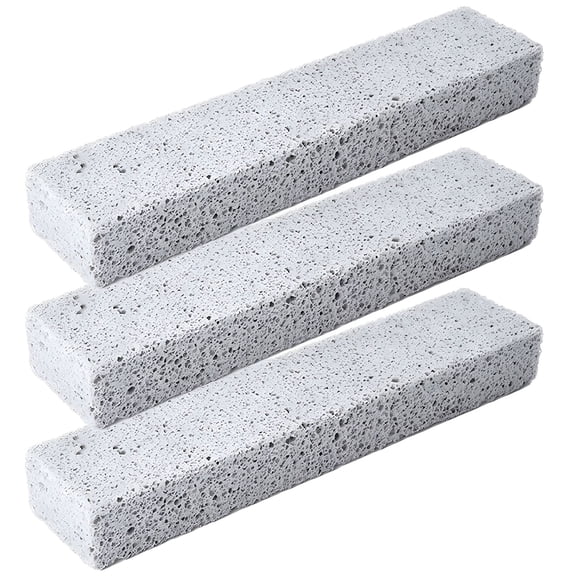 ACDANC 3Pcs Pumice Stone, Natural Pumice Stone Piedra Pomez, Safe Cleaning Eco-Friendly Pumice, Gray