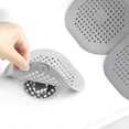 thumbnail image 1 of ACDANC 3Pcs Shower Drain Hair Catcher,Bathtub Stopper,Home Drain Cover Protectors,Water Trap Sink Cover for Bathroom Bathtub and Kitchen (Grey), 1 of 5